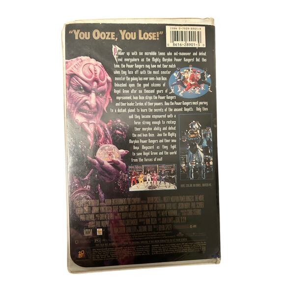 Pre-Owned Might Morphin Power Rangers The Movie VHS Vintage 1995 - Picture 2 of 4